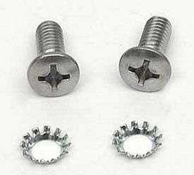 Convertible Top Latch Handle Screws