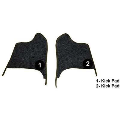 1963-67 Chevrolet Corvette	 Kick Panel Carpet Inserts	 Loop	 Midnight Blue