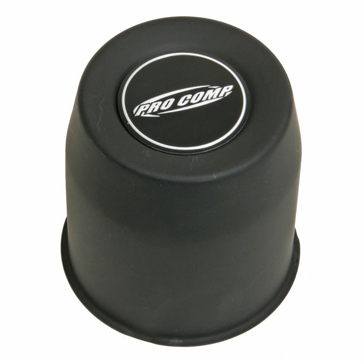 Center Cap, Steel, Black, Push-through, Dome, 3.3", Diameter