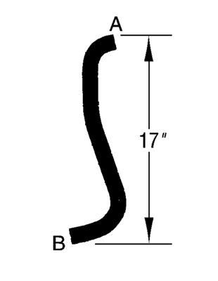 Curved Radiator Hose