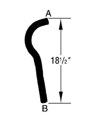 Curved Radiator Hose