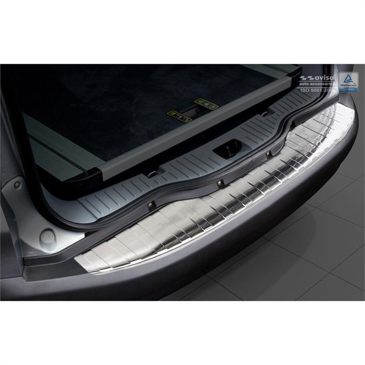 Stainless Steel Rear bumper protector suitable for Ford S-Max 2006-2015 'Ribs'