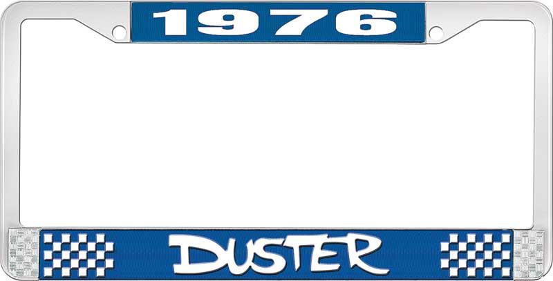 1976 DUSTER PLATE FRAME - BLUE