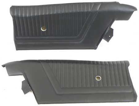 1965 IMPALA SS 2 DOOR COUPE BLACK PRE-ASSEMBLED REAR SIDE PANELS