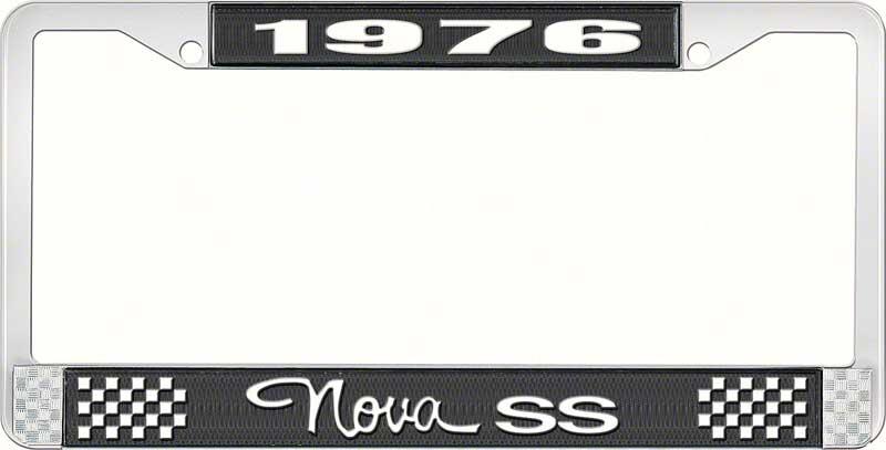 nummerplåtshållare, 1976 NOVA SS STYLE 3 svart