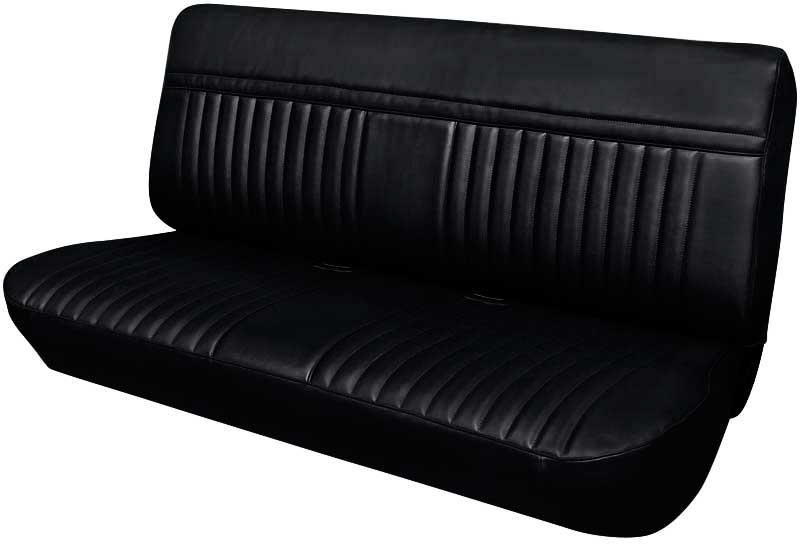 1981-87 GM Pickup Truck - Vinyl Bench Seat Upholstery Set - Black