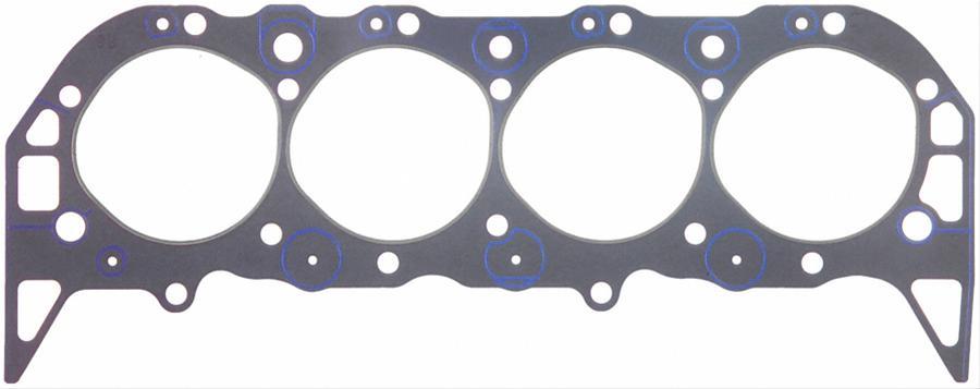 head gasket, 111.00 mm (4.370") bore, 0.99 mm thick