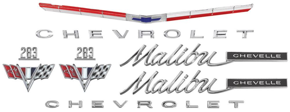 Emblem Kit, 1965 Malibu 283