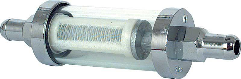 bränslefilter, 9,5mm(3/8"), glas