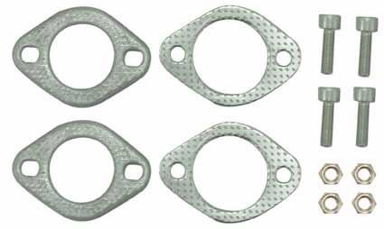 Exhaust Gasket with Exhaust Flange For 1 3/8" Pipe .