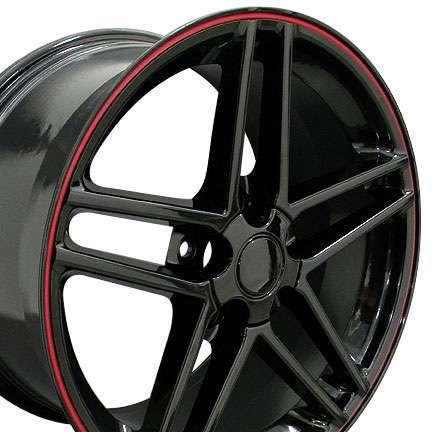 fälg Z06 svart,17x9.5