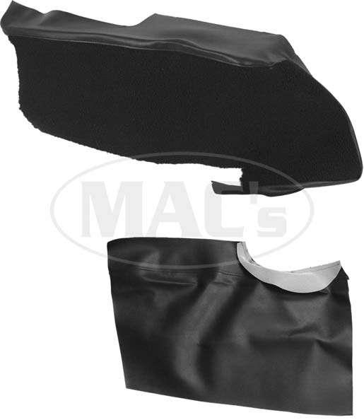 Rear Quarter Panel Trim, Lower, Black