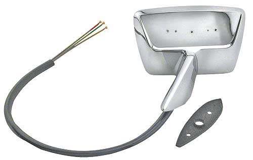Outside Rear View Mirror With Remote Control, LH