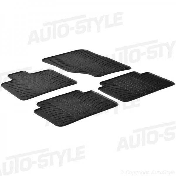 Rubbermatten passend voor Audi Q7 2006-2015 (T profiel 4-delig + montageclips)