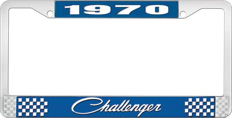nummerplåtshållare 1970 challenger - blå