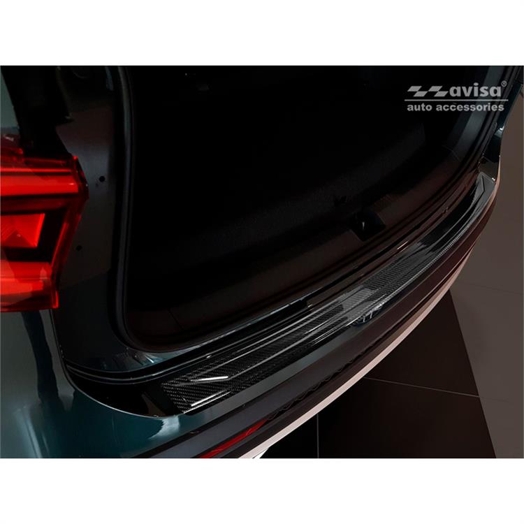 Real 3D Carbon Rear bumper protector suitable for Seat Tarraco 2019-