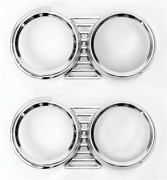 Bezels,Headlight Aluminum,1961