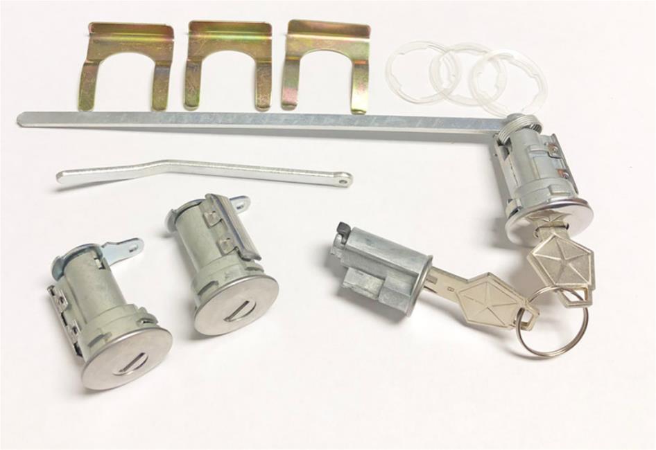 Ignition, door and trunk Lock Set With OEM Keys