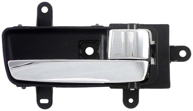 interior door handle front right, rear right black and chrome