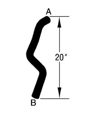 Curved Radiator Hose