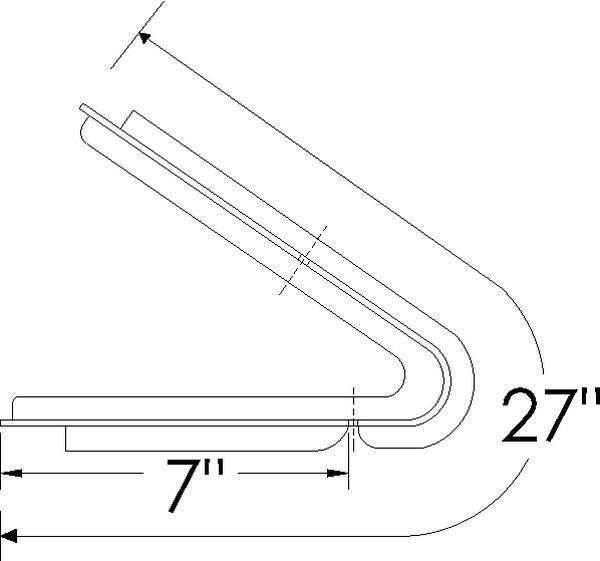 Front door vent weatherstrip