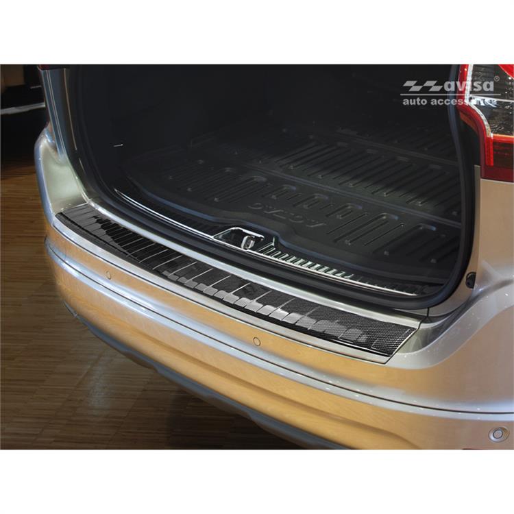 Real 3D Carbon Rear bumper protector suitable for Volvo XC60 Facelift 2013-2016