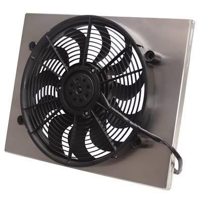 Fan, Electric, Puller, Aluminum Shroud, 17", 2400cfm