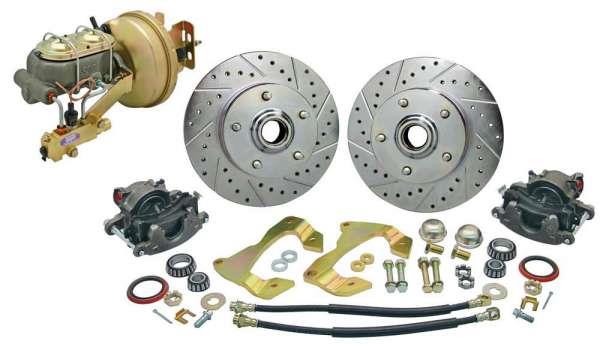 Front Disc Brake Conversion Kits, Stock Spindle Kit Complete