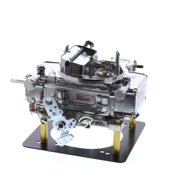 Carburetor, Slayer Series, 450 cfm, Vacuum Secondary, Front Position, Tunnel Ram, 4-Barrel, Square Bore, Tumble Polished