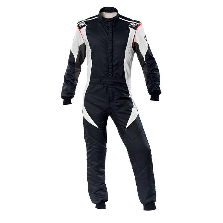 FIRST EVO OVERALL FIA 8856-2018 BLACK / WHITE SZ. 52