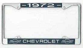 License Plate Frame,Chrm,1972