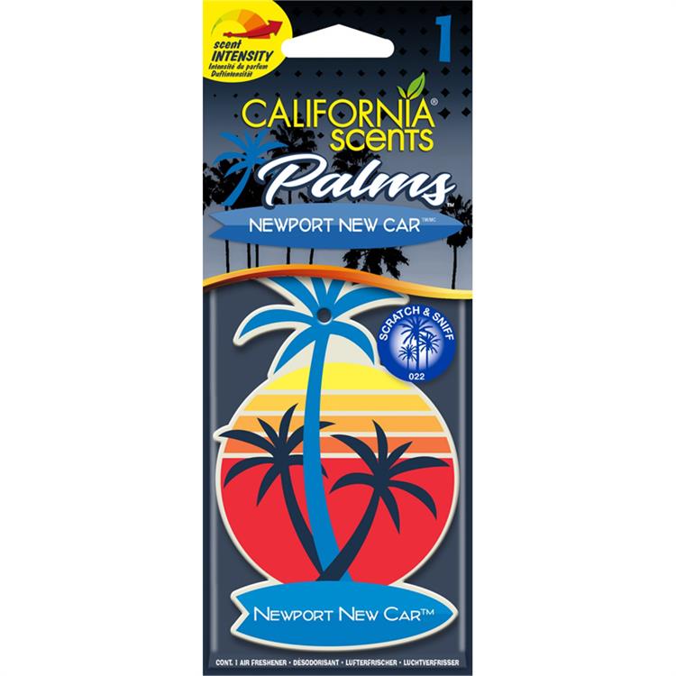 California Scents Palm Tree Air freshener - Newport New Car