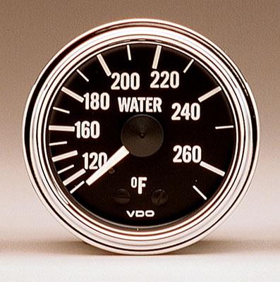 vattentempmätare, 52mm, 110-265 °F, mekanisk