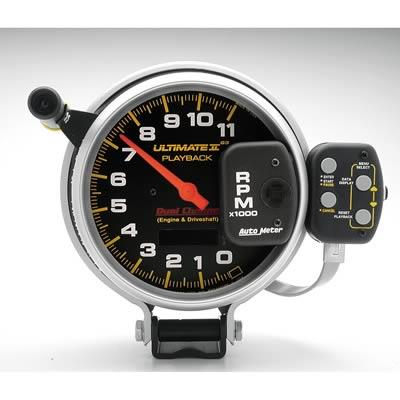 Tachometer 127mm ( 5" ) 0-11.000rpm Ultimate 2 Shiftlight / Playback