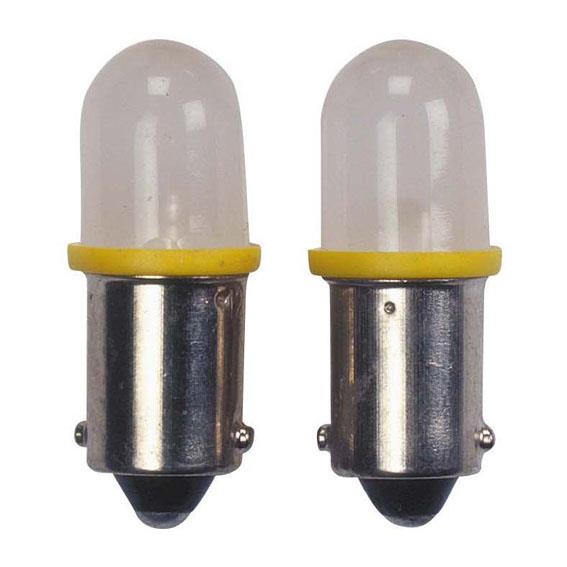 BA9S LED Lampen 12V Geel, set à 2 stuks