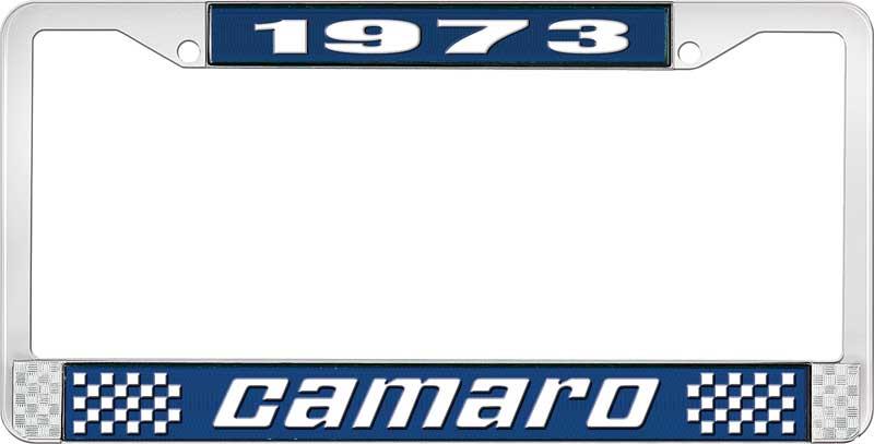 nummerplåtshållare, 1973 CAMARO STYLE 2 blå