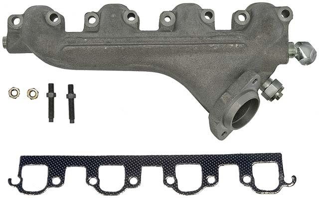 Exhaust Manifold, Cast Iron, Natural, Ford, 7.5L/460, Driver Side, Each