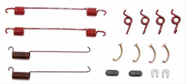 brake hardware kit, rear