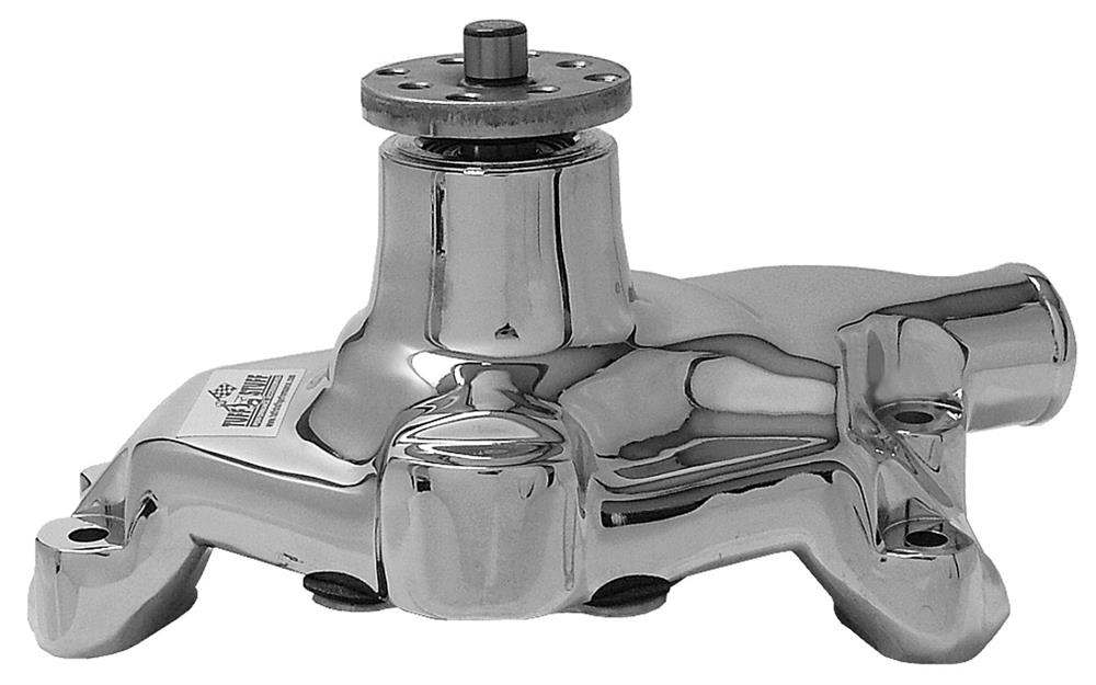 Water Pump Standard-volume, Aluminum, Chrome