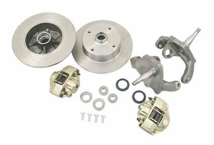 Brake Kit Fram, Oborrade Discs with 2,5" Lowered Spindles .