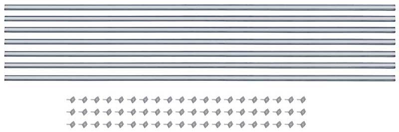 Step Side Bed Strips, Stainless Steel, 82"