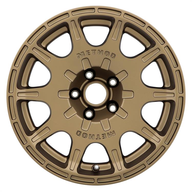 Wheel, MR502 Rally, Aluminum, Matte Bronze, 15 x 7 in., 4.6 in. Backspace, Each