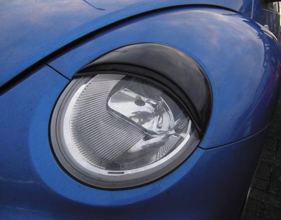 Koplampspoilers passend voor Volkswagen Beetle 1997-2011 (ABS)