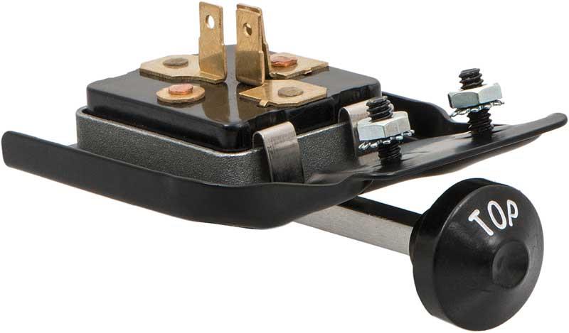 convertible top switch assembly