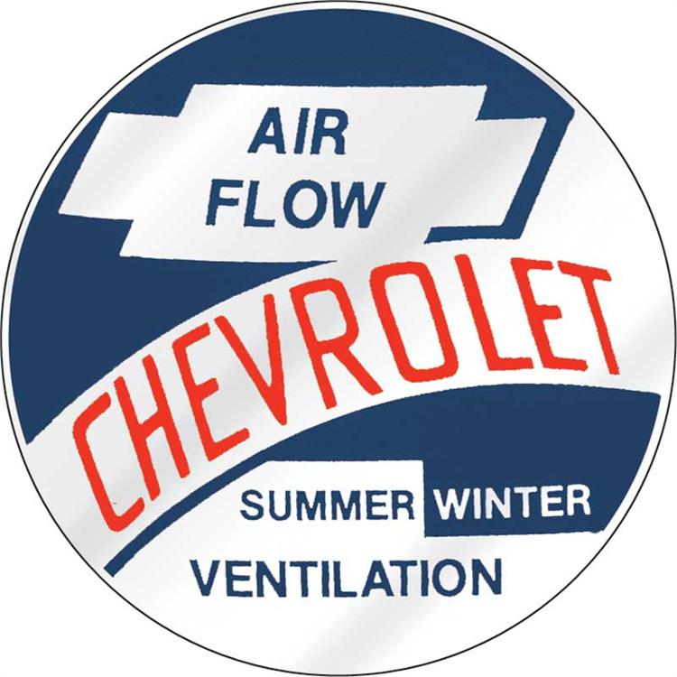 Air Flow Heater Decal