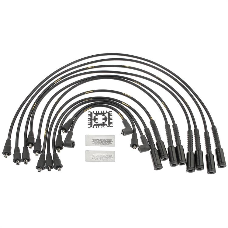 Spark Plug Wires, Blue Streak, Spiral Wound, 8.5mm, Black, V-8