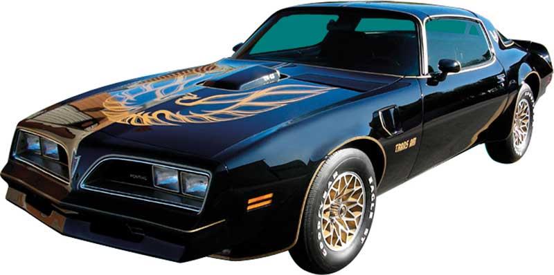 Special Edition Gold with German Lettering "Trans Am" Fender Decal