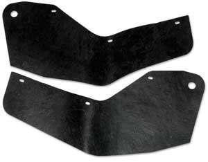 Fender Apron To Frame Lower Rear Splash Shields, Die-Cut Black Rubber