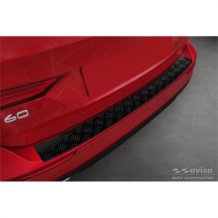 Matte Black Aluminum Rear bumper protector