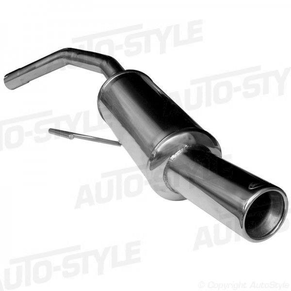 100% RVS Sportuitlaat passend voor Alfa Romeo 147 1.9 JTD (120-150pk) 11/2004- 102mm (Ø54mm)